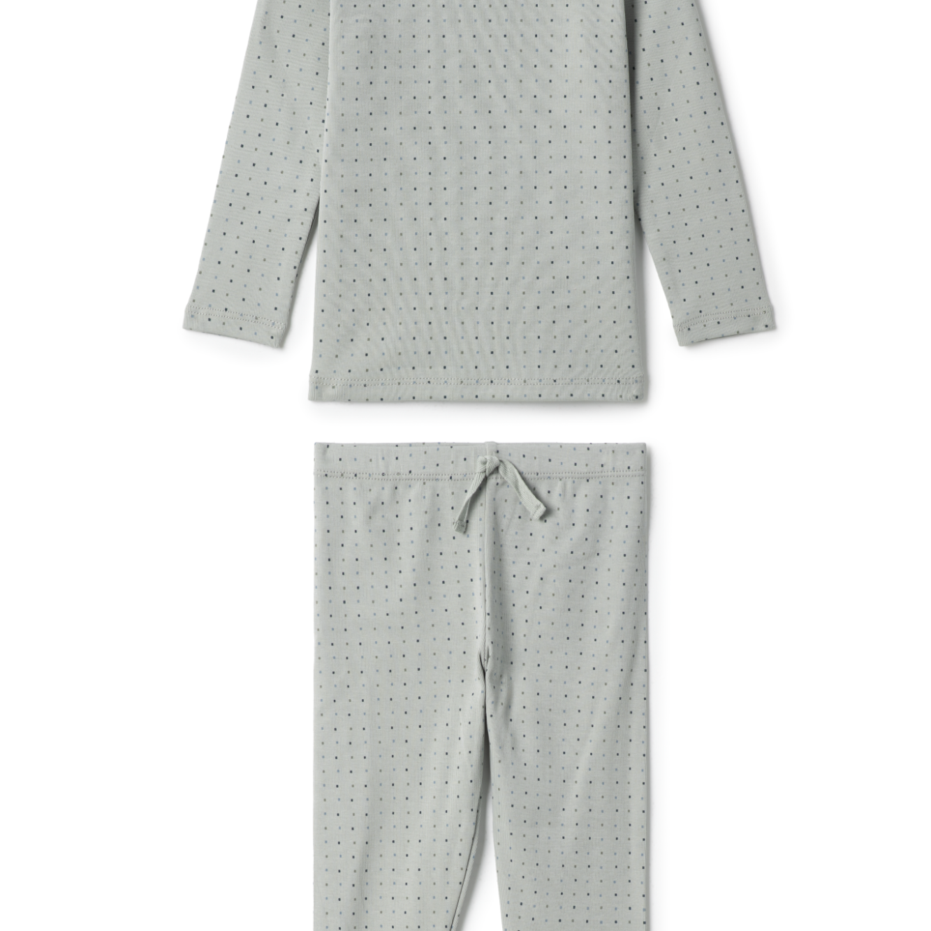 Boys Multi Print Long Set With Overlap At Shoulders
