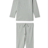 Boys Multi Print Long Set With Overlap At Shoulders