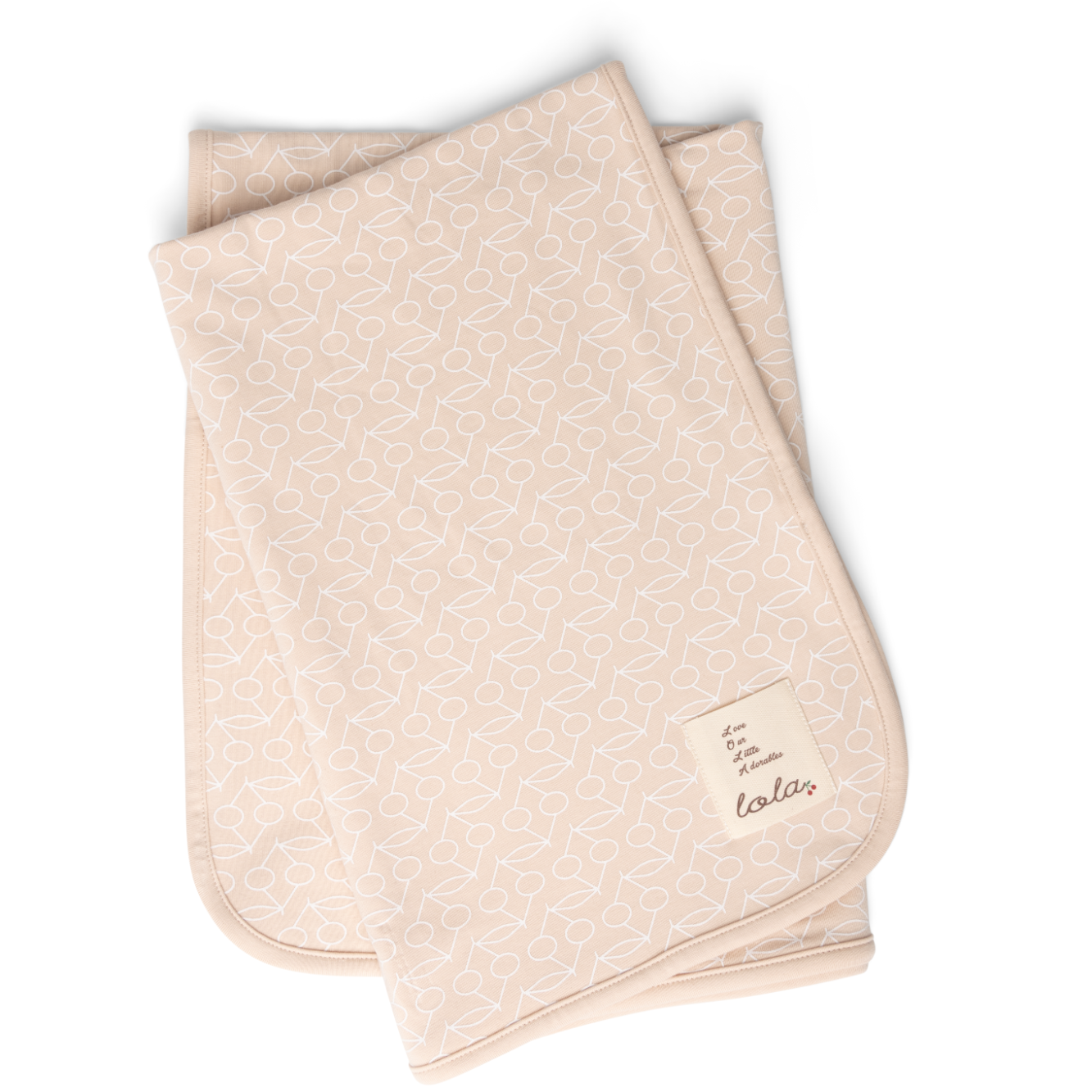 Baby Blanket With Cherry Print