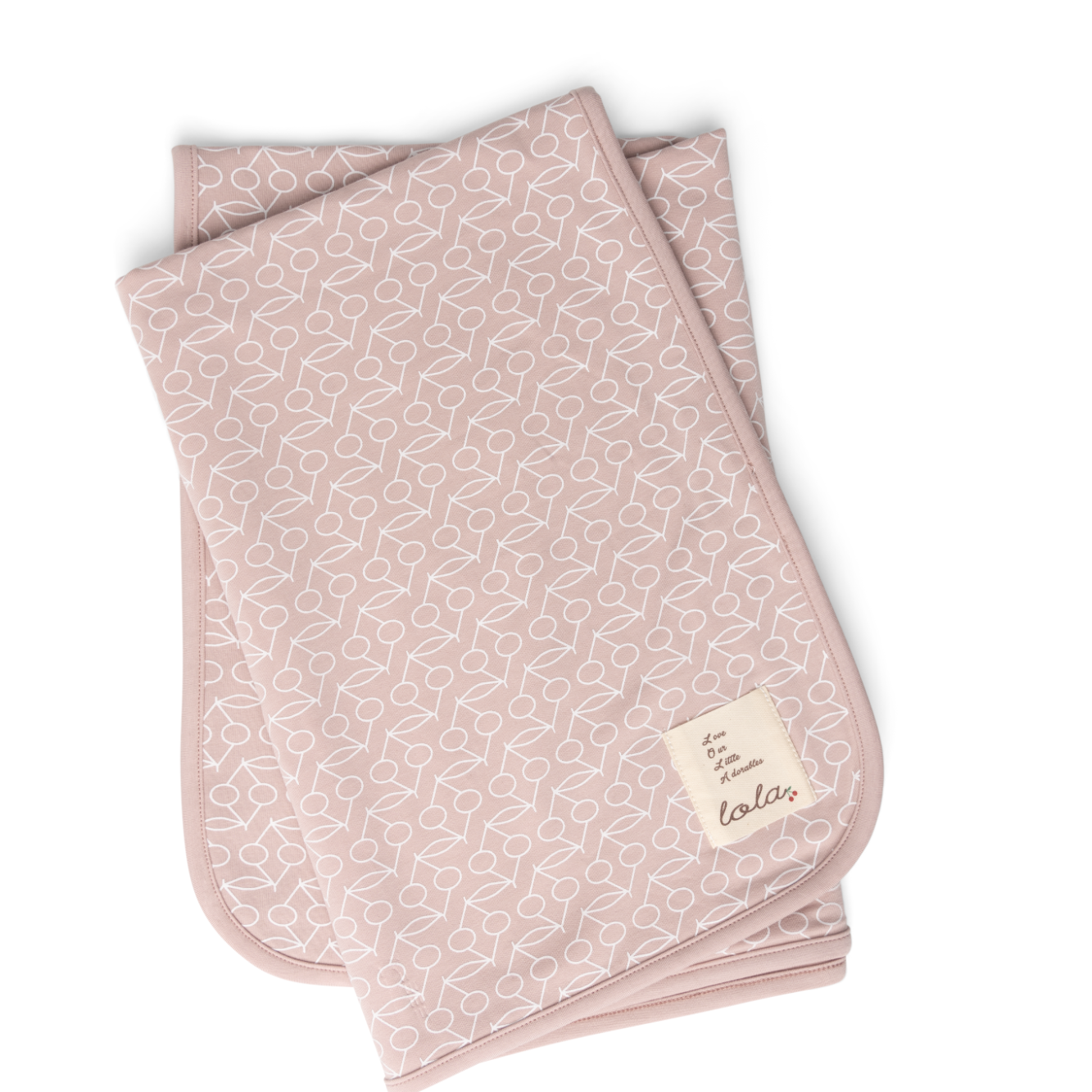 Baby Blanket With Cherry Print