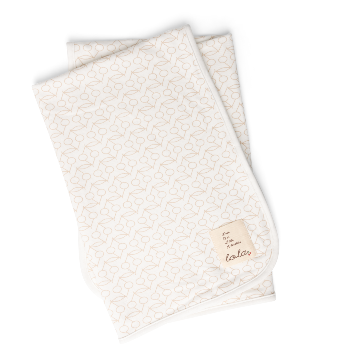 Baby Blanket With Cherry Print