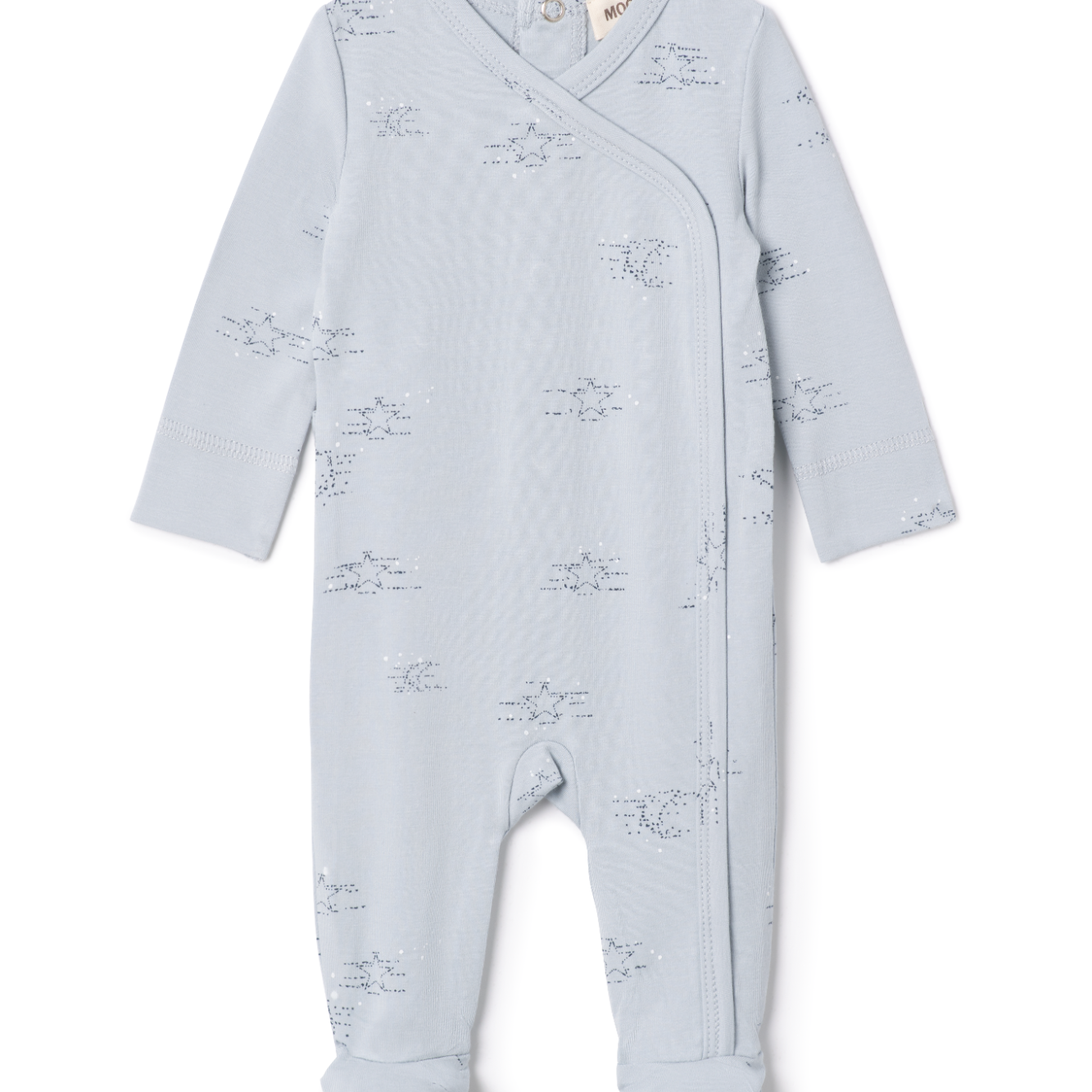 Baby Romper With Fake Front Overlap