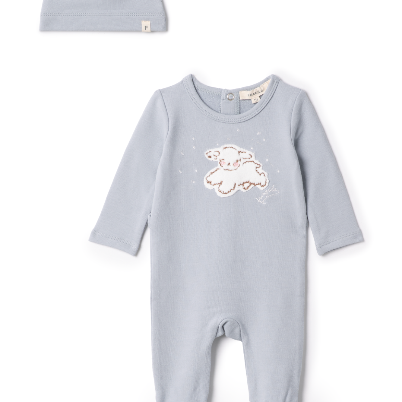 Romper Set With Baby Sheep