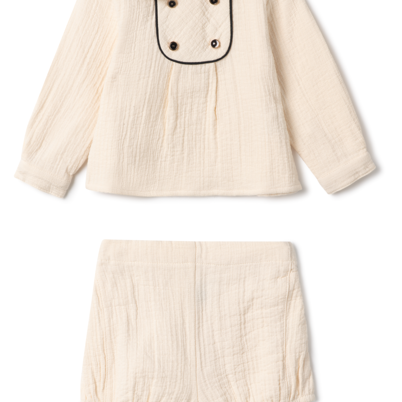 2 PC Baby With Woven Fabric