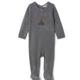 Baby Romper With Eiffel Tower Print