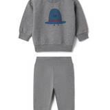 2PC Set With Hat Print