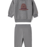 2PC Set With Hat Print