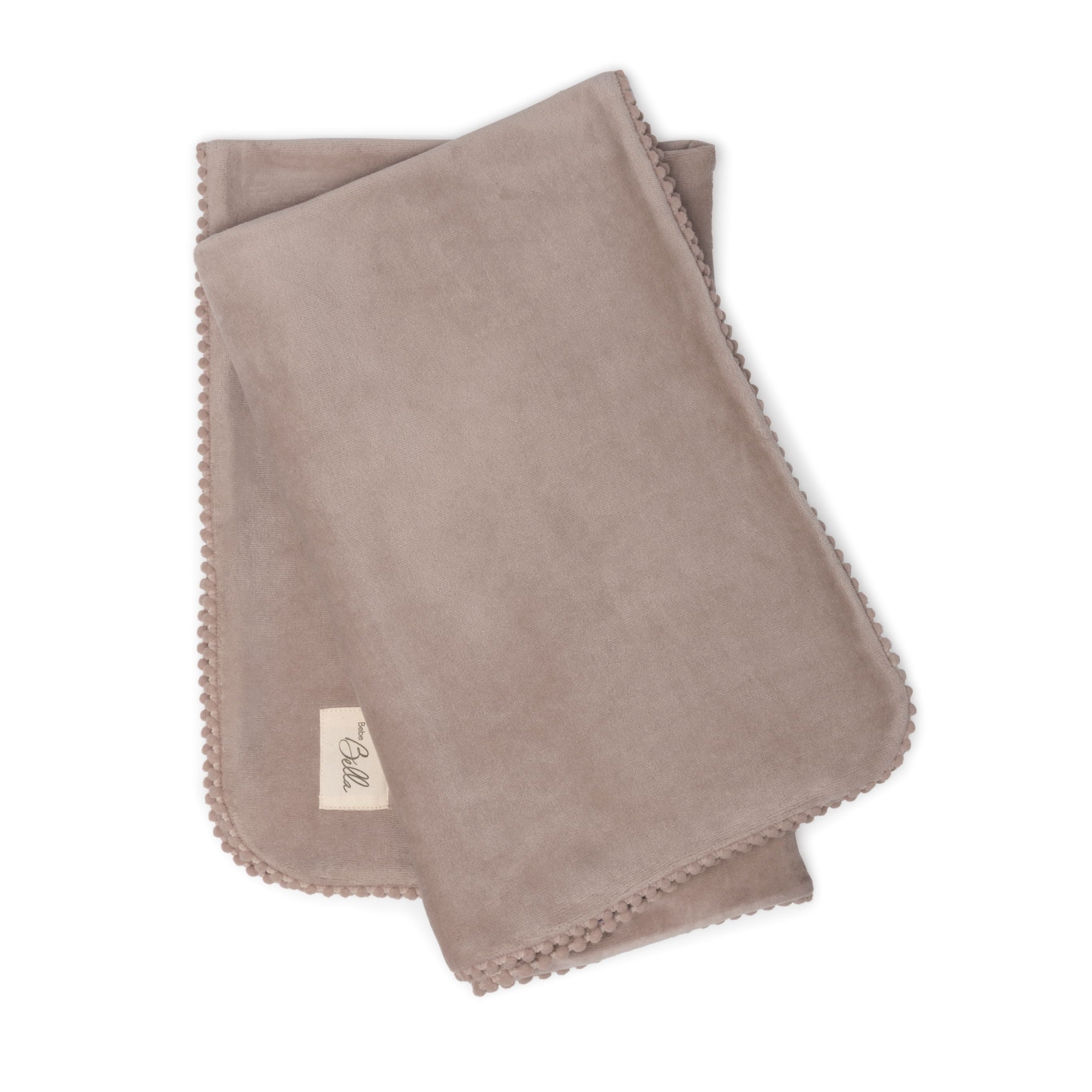 Baby Velour Pom Pom Blanket