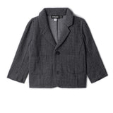 Boys Stretch herringbone Blazer