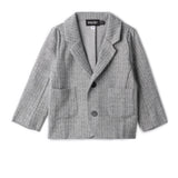 Boys Stretch herringbone Blazer