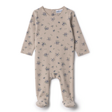 Babys Floral Print Stretchie