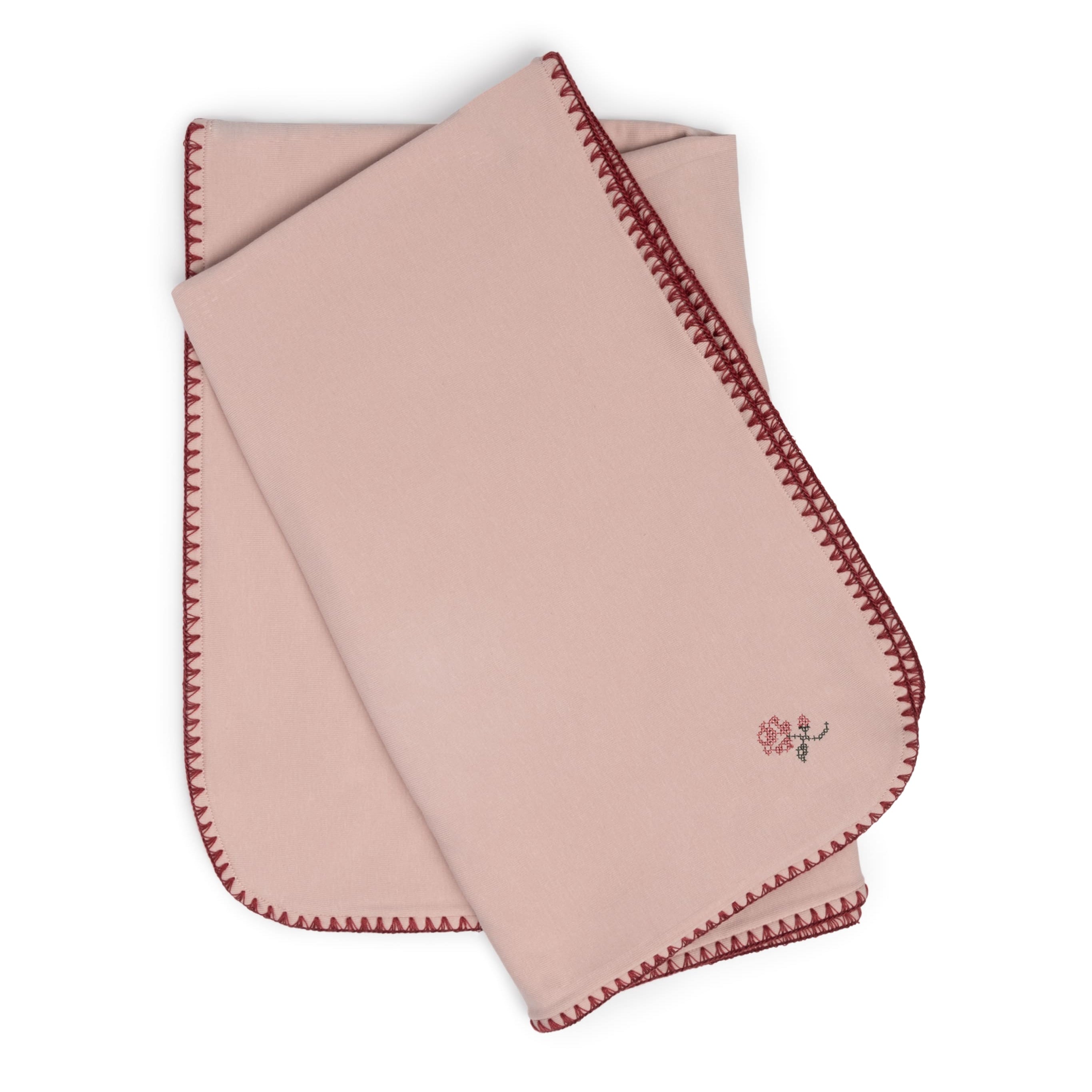 Baby Cotton Spandex With Embroidery Blanket