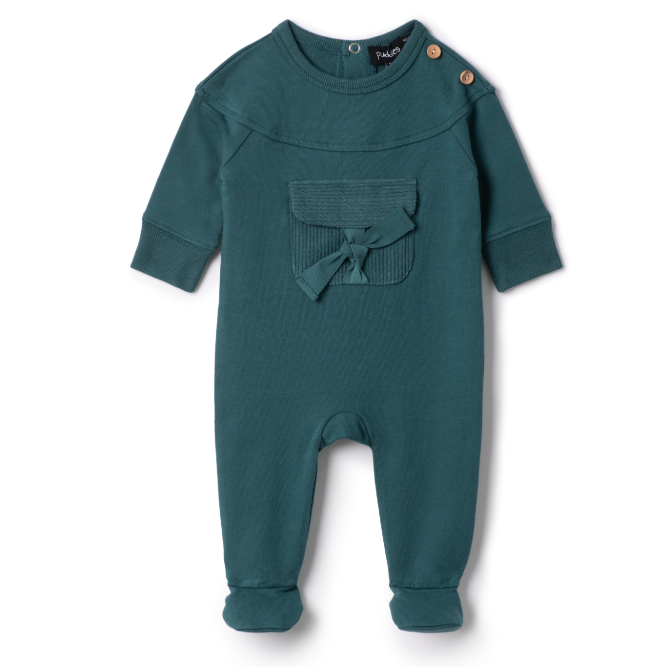 Baby Corduroy Pockets Stretchie