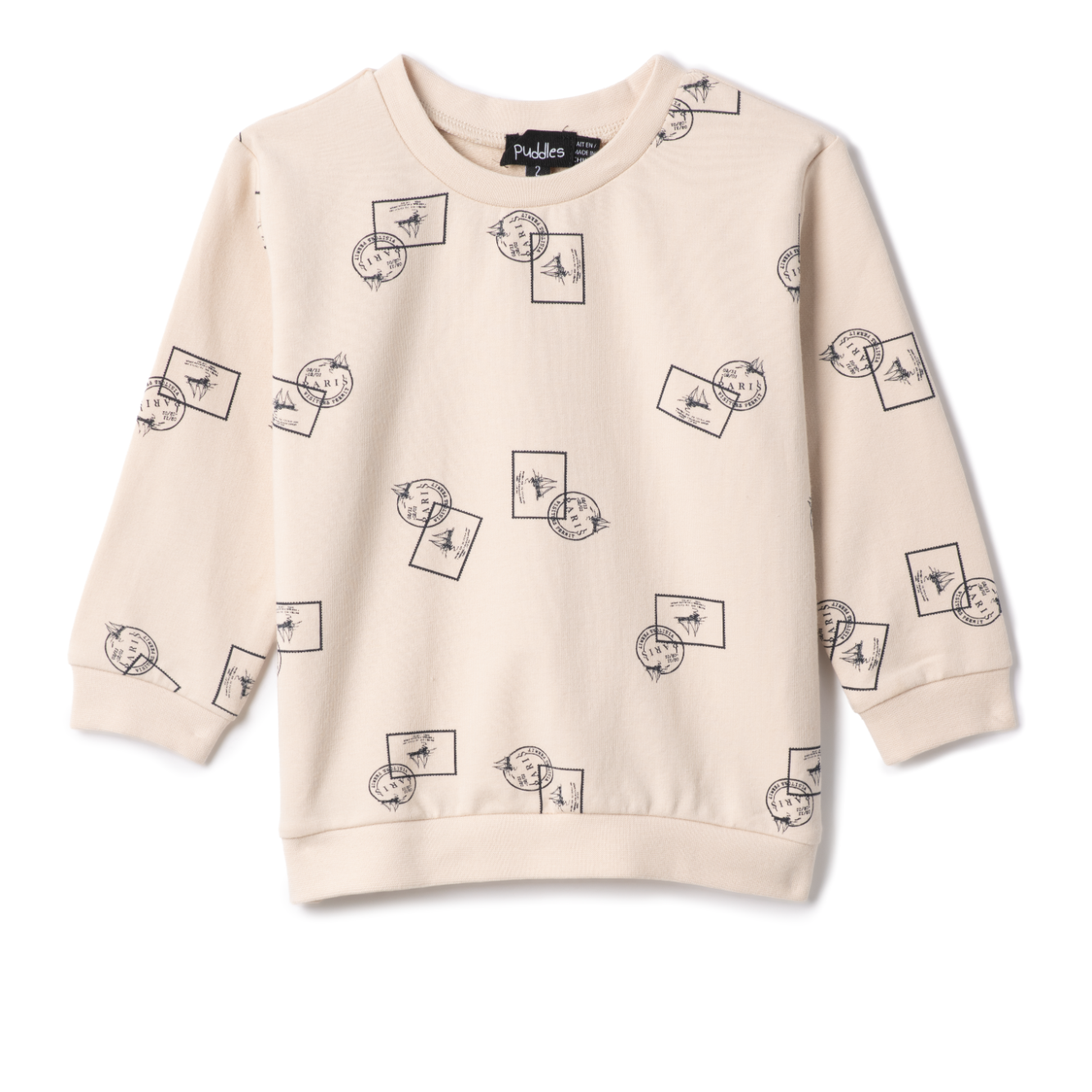 Stamp Print Sweatshirt
