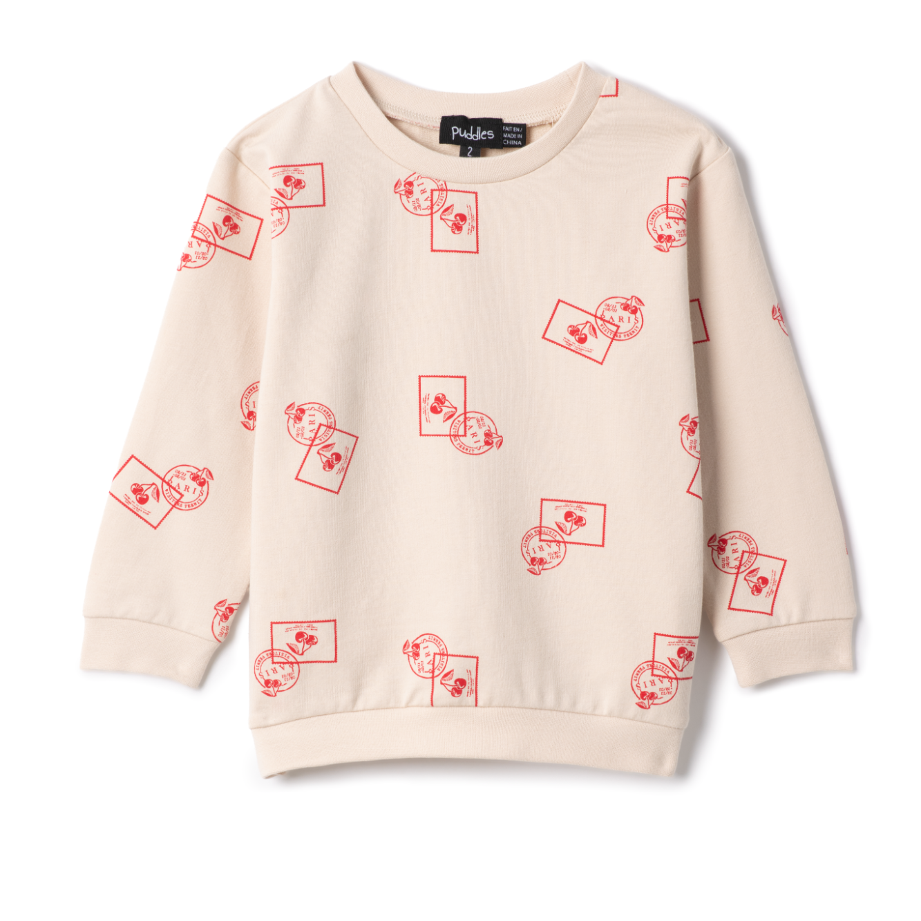 Stamp Print Sweatshirt
