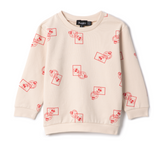 Stamp Print Sweatshirt