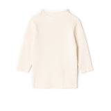 Girls Knit Rib Mock Neck Top