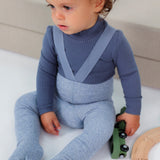 Girls Knit Rib Mock Neck Top