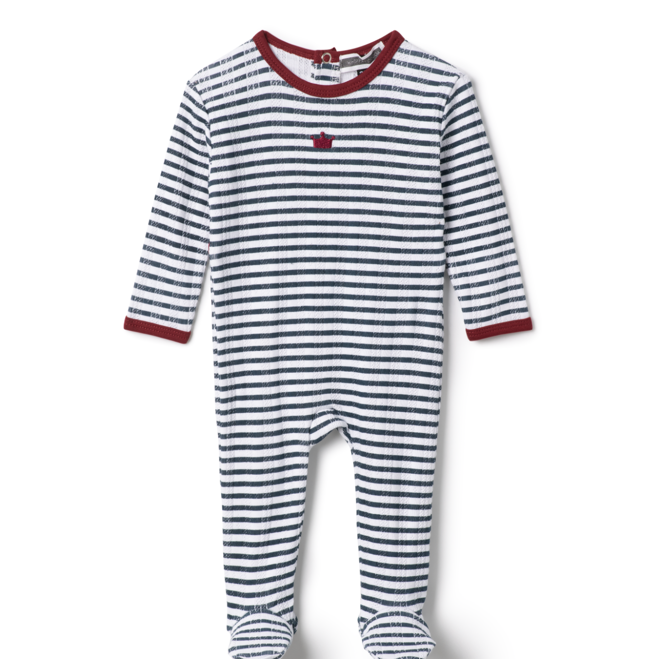 Baby Stripe Pointelle Onesie