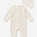 Velour Bunny Footie