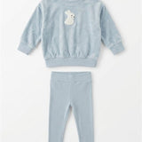 Velour Bunnies 2 Piece Set