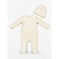 Bunnies Velour Footie