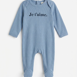 Je T'aime Print Footie