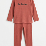 Je T'aime Print 2 Piece Set