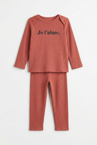 Je T'aime Print 2 Piece Set