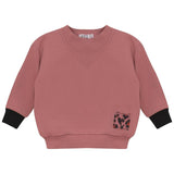 Sweatshirt with Rib Fennel Neck