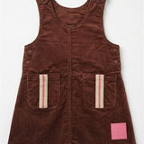 Corduroy A-Line Jumper Dress