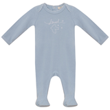 Loved Embroidered Footie