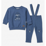Mushroom Cross Stitch Overall Set
