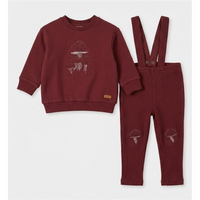 Mushroom Cross Stitch Overall Set
