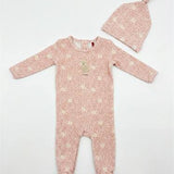Leaves & Sheep Print Footie