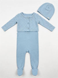 Footie, Cardigan & Hat Set Boys