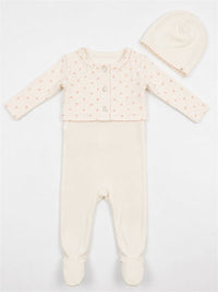 Footie, Cardigan & Hat Set Girls