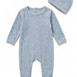 Printed Velour Footie