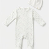 Printed Velour Footie