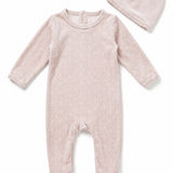 Printed Velour Footie
