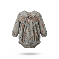 Floral Smocked Bubble