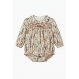 Floral Smocked Bubble