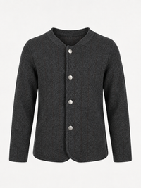 Striped Knit Button Cardigan