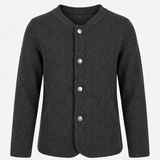 Striped Knit Button Cardigan
