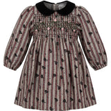 Smocked Floral Dress