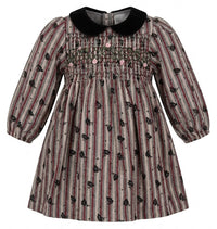 Smocked Floral Dress