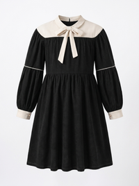 Smocked Yoke Bow Dress