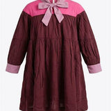 Smocked Yoke Bow Dress