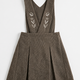 Embroidered Woven Jumper