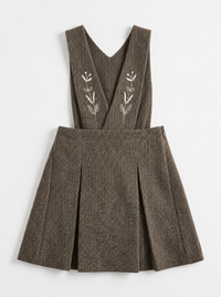 Embroidered Woven Jumper